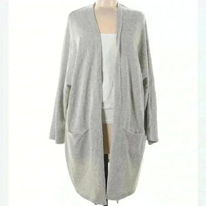 NWT DONNI Anthropologie Ribbed Open Duster Cardigan Sweater Size OS